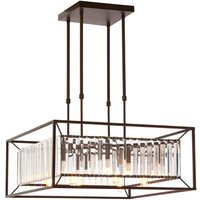 Product photograph of Alike 6 Bulbs Ceiling Pendant Light In Matte Black from Furniture in Fashion