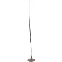 Product photograph of Alimos Tall Twist Floor Lamp In Satin Nickel from Furniture in Fashion