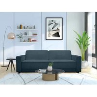 Product photograph of Alton Corduroy Fabric 3 Seater Sofa Bed In Blue from Furniture in Fashion