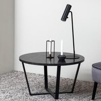 Product photograph of Altoona Wooden Coffee Table Round In Black Marble Effect from Furniture in Fashion