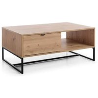 Product photograph of Amherst Wooden Coffee Table With 1 Drawer In Artisan Oak from Furniture in Fashion