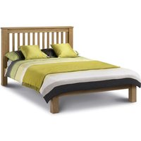 Product photograph of Achaia Wooden Low Foot End King Size Bed In Oak from Furniture in Fashion