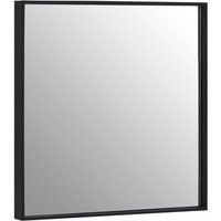 Product photograph of Andstima Large Square Wall Bedroom Mirror In Matte Black Frame from Furniture in Fashion
