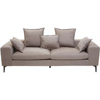 Product photograph of Anton Upholstered Fabric 3 Seater Sofa In Grey from Furniture in Fashion