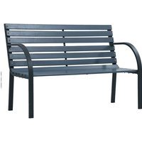 Product photograph of Anvil Outdoor Wooden Seating Bench In Black from Furniture in Fashion