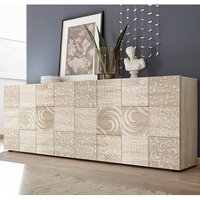Product photograph of Ardent Wooden Large Sideboard In Sonoma Oak With 4 Doors from Furniture in Fashion
