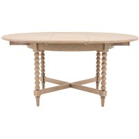Product photograph of Arta Extending Wooden Dining Table Round In Natural from Furniture in Fashion