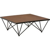 Product photograph of Ashbling Wooden Coffee Table With Black Metal Frame In Natural from Furniture in Fashion