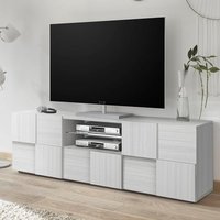 Product photograph of Aleta Wooden Tv Stand In Eucalyptus Oak With 2 Doors 1 Drawer from Furniture in Fashion