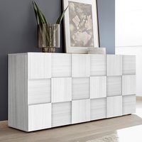 Product photograph of Aleta Wooden Sideboard In Eucalyptus Oak With 3 Doors from Furniture in Fashion