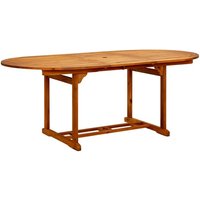 Product photograph of Attic Outdoor Wooden Extending Dining Table In Natural from Furniture in Fashion