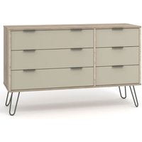 Product photograph of Avoch Wooden Chest Of 6 Drawers In Light Oak from Furniture in Fashion