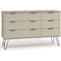 Product photograph of Avoch Wooden Chest Of Drawers In Driftwood With 6 Drawers from Furniture in Fashion