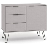 Product photograph of Avoch Wooden Sideboard In Grey With 1 Door 3 Drawers from Furniture in Fashion