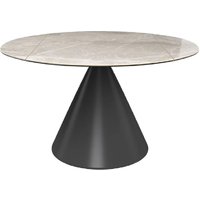 Product photograph of Aurora Ceramic Extending Dining Table In Light Grey from Furniture in Fashion