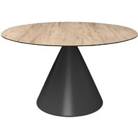 Product photograph of Aurora Ceramic Extending Dining Table In Oak Effect from Furniture in Fashion