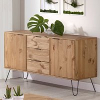 Product photograph of Avoch Wooden Sideboard With 2 Doors 3 Drawers In Oak from Furniture in Fashion