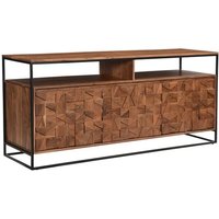 Product photograph of Axis Large Acacia Wood Sideboard With 3 Doors In Natural from Furniture in Fashion
