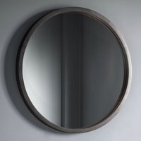 Product photograph of Bahia Wall Bedroom Mirror With Matt Black Charcoal Frame from Furniture in Fashion