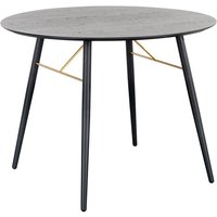 Product photograph of Baiona Wooden Dining Table Round In Black Oak from Furniture in Fashion