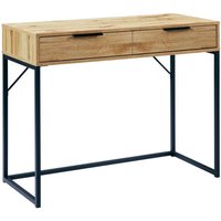 Product photograph of Baara Wooden Dressing Table With 2 Drawers In Oak from Furniture in Fashion