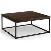 Product photograph of Barras Square Wooden Coffee Table In Dark Oak from Furniture in Fashion