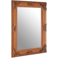 Product photograph of Barstik Rectangular Wall Mirror In Metallic Gold Frame from Furniture in Fashion