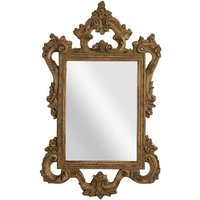Product photograph of Barstik Rectangular Wall Mirror In Rich Gold Frame from Furniture in Fashion