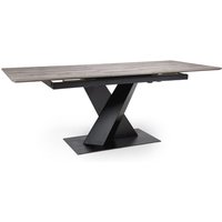 Product photograph of Bella Wooden Extending Dining Table In Grey from Furniture in Fashion