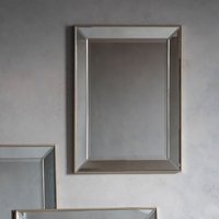 Product photograph of Bellevue Glass Portrait Mirror In Champagne from Furniture in Fashion