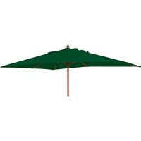 Product photograph of Blount Rectangular 3000mm Fabric Parasol With Pulley In Green from Furniture in Fashion