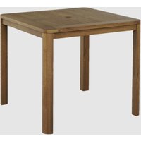 Product photograph of Bolivia Wooden Garden Square Dining Table In Rich Brown from Furniture in Fashion