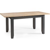 Product photograph of Baqia Extending Wooden Dining Table In Dark Grey from Furniture in Fashion