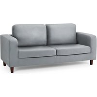 Product photograph of Boston Leather 3 Seater Sofa In Grey from Furniture in Fashion