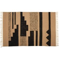 Product photograph of Botin Large Fabric Upholstred Trenza Rug In Multi-colour from Furniture in Fashion