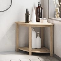 Product photograph of Bronx Wooden Bathroom Side Table In Teak from Furniture in Fashion