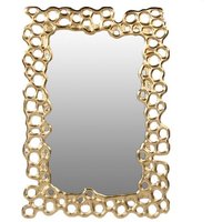Product photograph of Bubble Wall Bedroom Mirror In Gold Frame from Furniture in Fashion