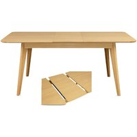 Product photograph of Cairo Extending Wooden Dining Table In Natural Oak from Furniture in Fashion