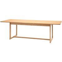 Product photograph of Cairo Extending Wooden Dining Table In Natural from Furniture in Fashion