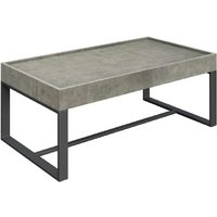Product photograph of Calgary Wooden Rectangular Coffee Table In Concrete Effect from Furniture in Fashion