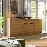 Product photograph of Caneadea Wooden Sideboard With 4 Doors 2 Drawers In Artisan Oak from Furniture in Fashion
