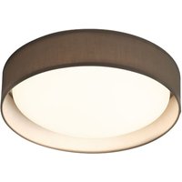 Product photograph of Canopus 1 Light Led Flush Ceiling Light In Grey Shade from Furniture in Fashion