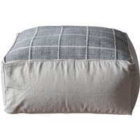 Product photograph of Camden Upholstered Fabric Pouffe In Grey from Furniture in Fashion