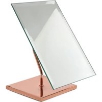 Product photograph of Cardiff Dressing Mirror In Rose Gold Plated Frame from Furniture in Fashion