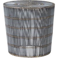 Product photograph of Casa Round Metal Side Table In Natural from Furniture in Fashion