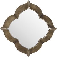 Product photograph of Casaba Single Wall Mirror In Antique Bronze Frame from Furniture in Fashion