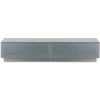 Product photograph of Crick Lcd Tv Stand Large In Grey With Glass Door from Furniture in Fashion