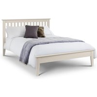 Product photograph of Saadet Wooden Double Size Bed In Low Sheen Lacquer from Furniture in Fashion