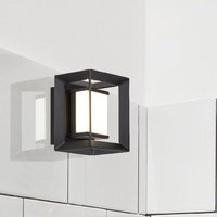 Product photograph of Chaplin Led Small Rectangular Wall Light In Matt Black from Furniture in Fashion