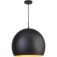 Product photograph of Chicago Large Metal Industrial Ceiling Pendant Light In Black from Furniture in Fashion